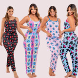 Pijama Adulto Feminino Blusa