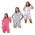 Pijama Americano Blogueira Golinha Botões Feminino Baby Doll