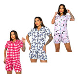 Pijama Americano Blogueira Golinha