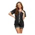 Pijama Americano Blogueirinha Short Blusa Botões Amamentação