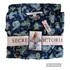 Pijama Azul Escuro Florido Longo Victoria Secrets