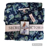 Pijama Azul Escuro Florido
