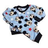 Pijama Bebê Nick Kids Microfibras 2 Peças Blusa E Calça