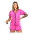 Pijama Blogueira Botões Feminino Linha Conforto Baby Doll