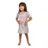 Pijama Camisola Infantil Feminino Criança Em Malha Com Bolso