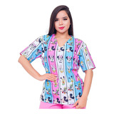 Pijama Cirúrgico Bata Hospitalar Scrub Estampado   Luxo