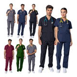 Pijama Cirúrgico Conjunto Hospitalar Scrub Unissex Privativo