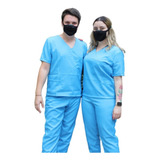 Pijama Cirúrgico Conjunto Hospitalar Unissex Oxford C nf