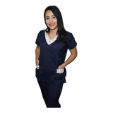 Pijama Cirúrgico Conjunto Hospitalar unissex scrub gabardine