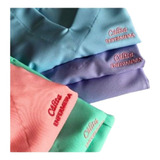 Pijama Cirúrgico Feminino Gabardine Acinturado bordado Nome