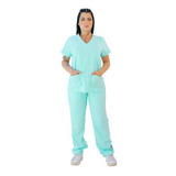 Pijama Cirúrgico Feminino Gabardine oxford Acinturado 10