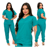 Pijama Cirúrgico Feminino Hospitalar Oxford Promoção