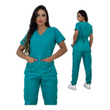 Pijama Cirúrgico Feminino Hospitalar Oxford Promoção