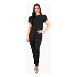 Pijama Cirúrgico Feminino Manga Curta Scrub Enfermagem
