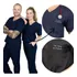 Pijama Cirúrgico Feminino Masculino Bordado Gratis Scrubs
