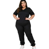 Pijama Cirúrgico Hospitalar Jogger Plus Size