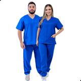 Pijama Cirúrgico Oxford Não Amassa Seca Rápido Masc Feminino