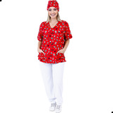 Pijama Cirúrgico Scrub Privativo Conjunto Hospitalar
