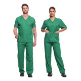 Pijama Cirurgico Unissex Conjunto Hospitalar Gabardine