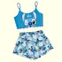 Pijama Curto Adulto Feminino Lilo Stitch Blusa E Short Doll