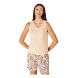 Pijama Curto Feminino Amplo Estampado Hering 7cwv