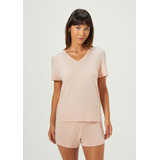 Pijama Curto Feminino Em