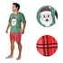 Pijama Curto Masculino Verão Blusa De Manga E Short Pai 