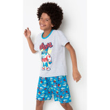 Pijama Curto Menino Teen Tuba Street Puket