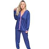 Pijama De Frio Feminino Com Botões