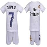 Pijama De Futebol Cristiano Ronaldo 7 Estilo Jersey Real PJ Madrid Ronaldo 7 Camisa De Futebol E Shorts Infantil 100 Algodão Pijama Conjunto De Pijama 10 Anos Manga Curta Branco