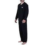 Pijama De Inverno Manga Longa Calça Comprida Adulto Masculino Terra E Mar Tamanho G Cor Preto Genero Homem