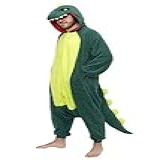 Pijama Dinossauro Adulto Kigurumi Macacão Cosplay Jogo GG
