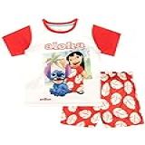 Pijama Disney Girls Lilo   Stitch  Vermelho  5