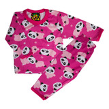 Pijama Estampado Blusa Manga Longa E Calça Bebê Menina