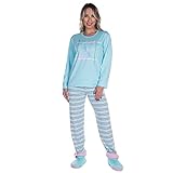 Pijama Estampado Feminino Adulto Para Frio