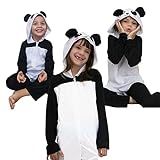 Pijama Fantasia Kigurumi Urso Panda Longo Macacão Com Capuz Unissex Tam 2 