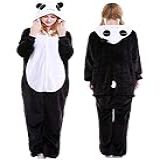 Pijama Fantasia Kigurumi Urso Panda Macacão Com Capuz Unissex Tamanho G 1 62 1 73