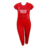 Pijama Feminino Adulto Calca