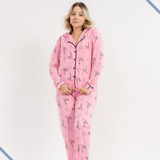 Pijama Feminino Americano Longo