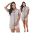 Pijama Feminino Americano Verão Gola Blogueira Blusa Baby
