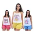 Pijama Feminino Baby Doll Alça E Short Verão Atacado Oferta 