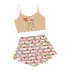 Pijama Feminino Blusa E Short Doll Adulto Fresquinho Verão