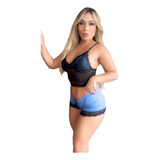 Pijama Feminino Blusa E