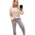 Pijama Feminino Calça E Blusa Manga Longa Adulto
