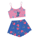 Pijama Feminino Curto Adulto