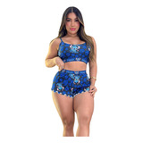 Pijama Feminino Curto Alcinha