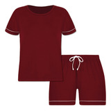 Pijama Feminino Curto Short Doll Viscose Verão Lupo