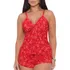 Pijama Feminino Em Liganete Estampado Sem Bojo Premium