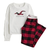 Pijama Feminino Hollister Xadrez