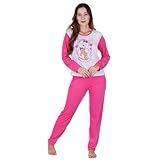 Pijama Feminino Inverno Estampado De Frio Calça E Manga Longa Feminino Gaby P ROSA 